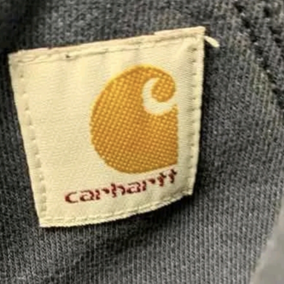 Carhartt Relaxed Midweight Full Zip Navy Sweatshirt Hoodie Size S Excellent Cond - Picture 6 of 6